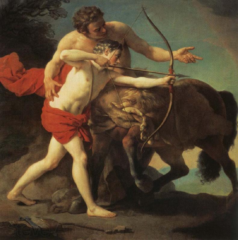 Louis-Jean-Francois Lagrenee The Education of Achilles Norge oil painting art